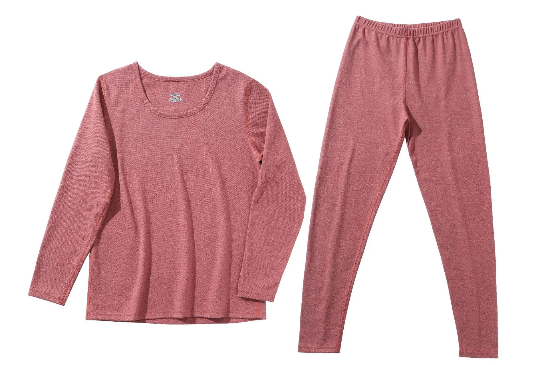 2021 Delvet no trace thermal underwear ladies set plus velvet thick slim body tight female autumn clothes long pants winter