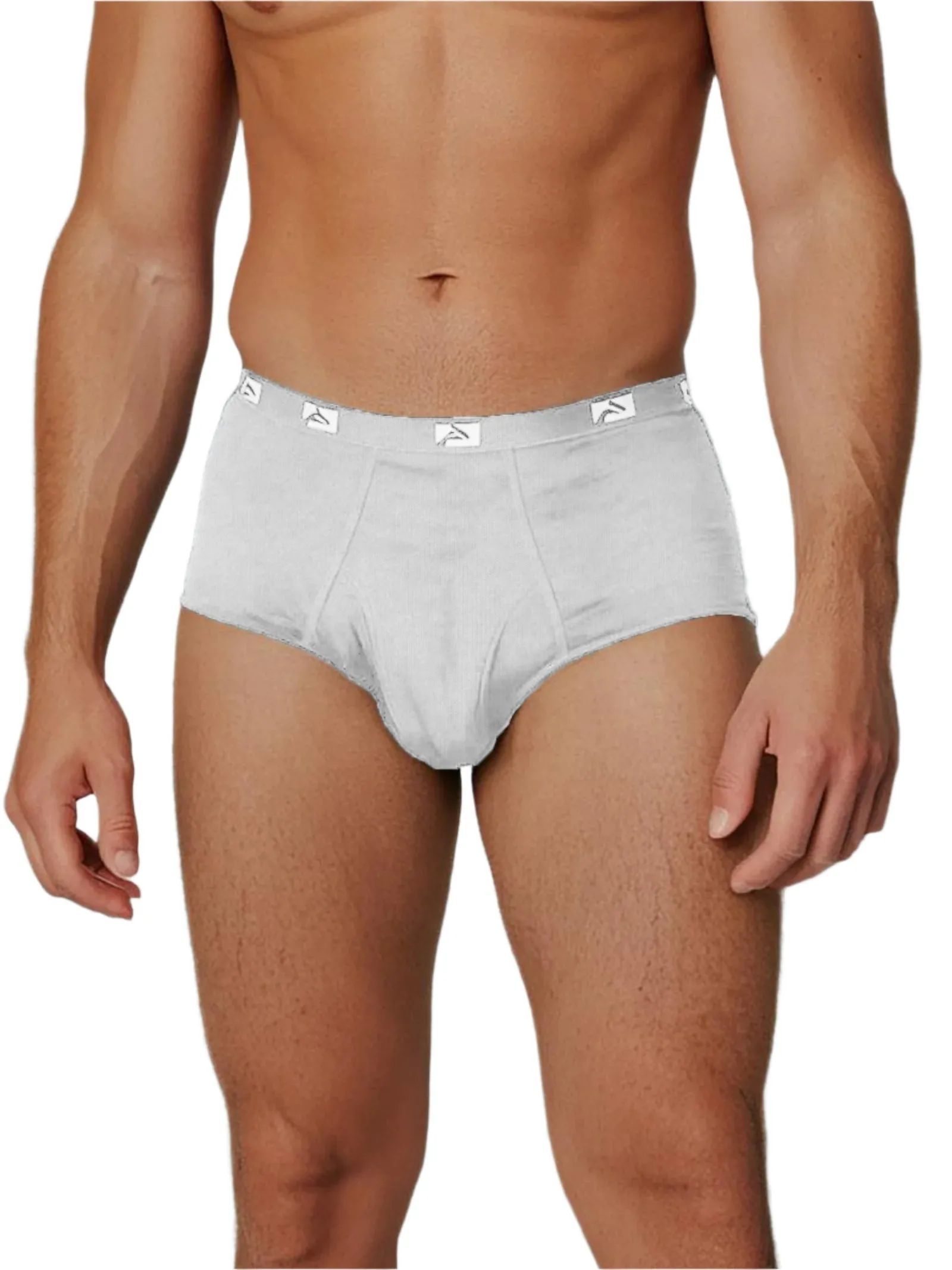 Big Man's Fly Front Colored Brief