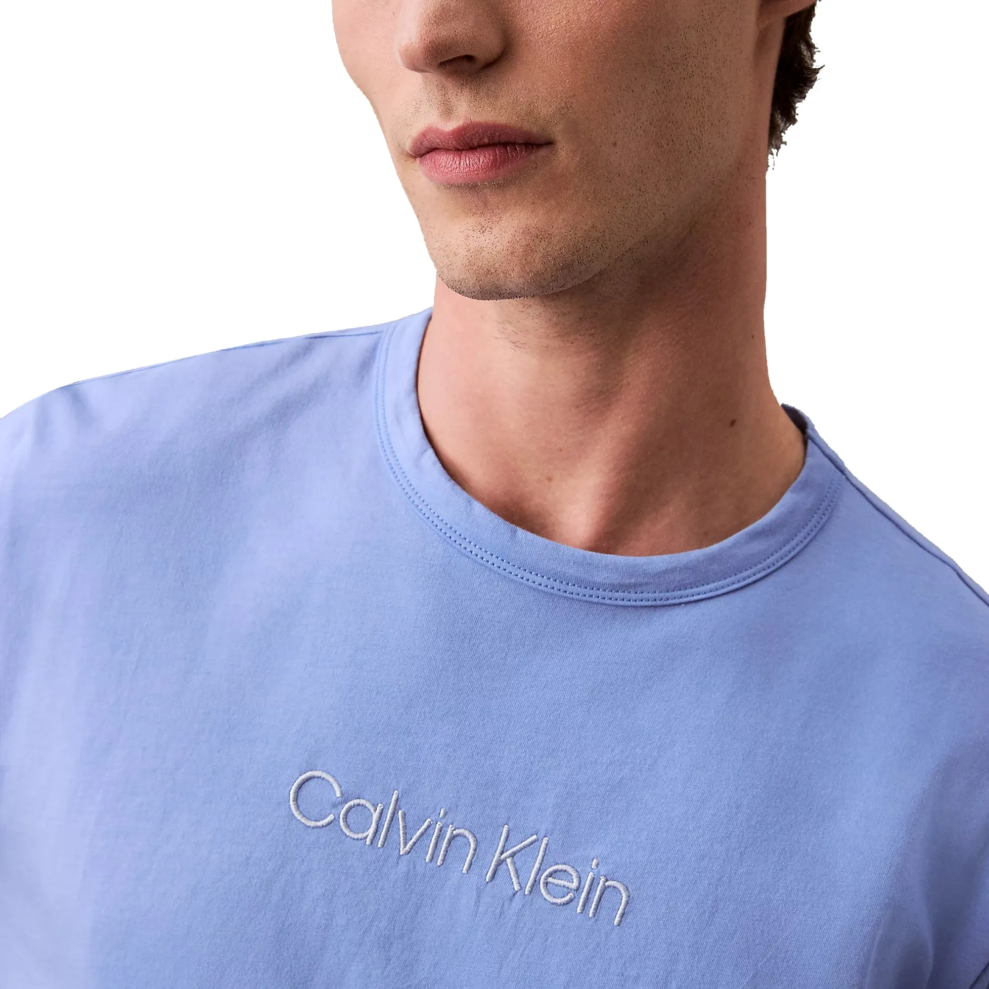 Calvin Klein Cotton Crew T-Shirt Glacier