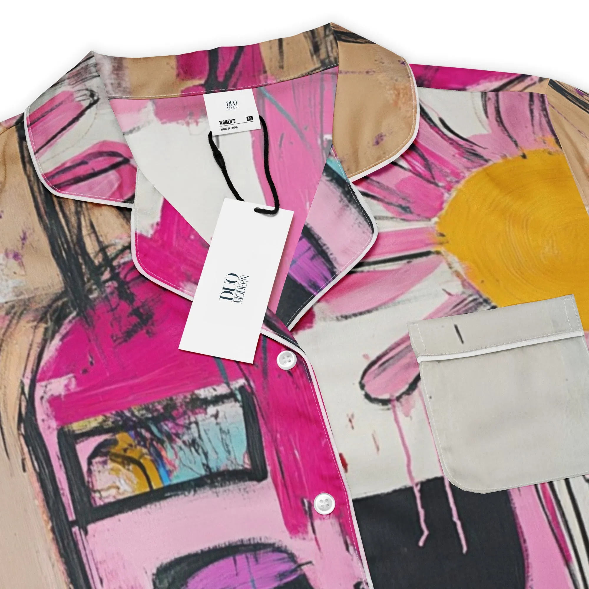 DUO MODERN "Dead Cute" Short Sleeve Pajama Top