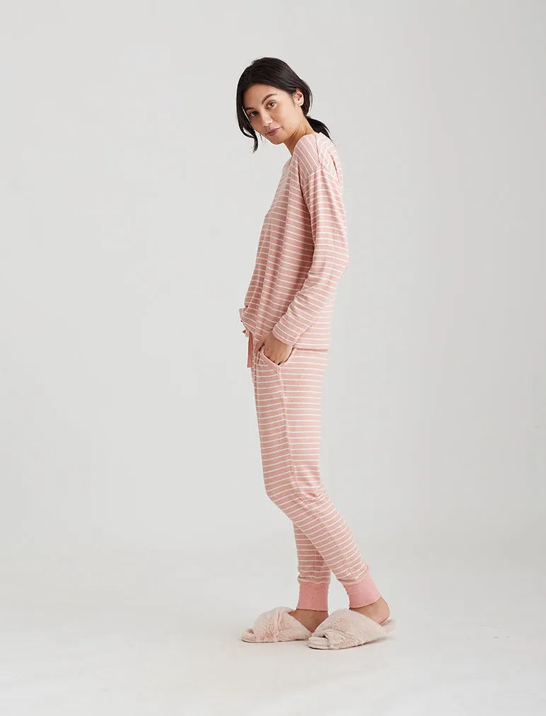 Feather Soft V-Neck Top and Jogger