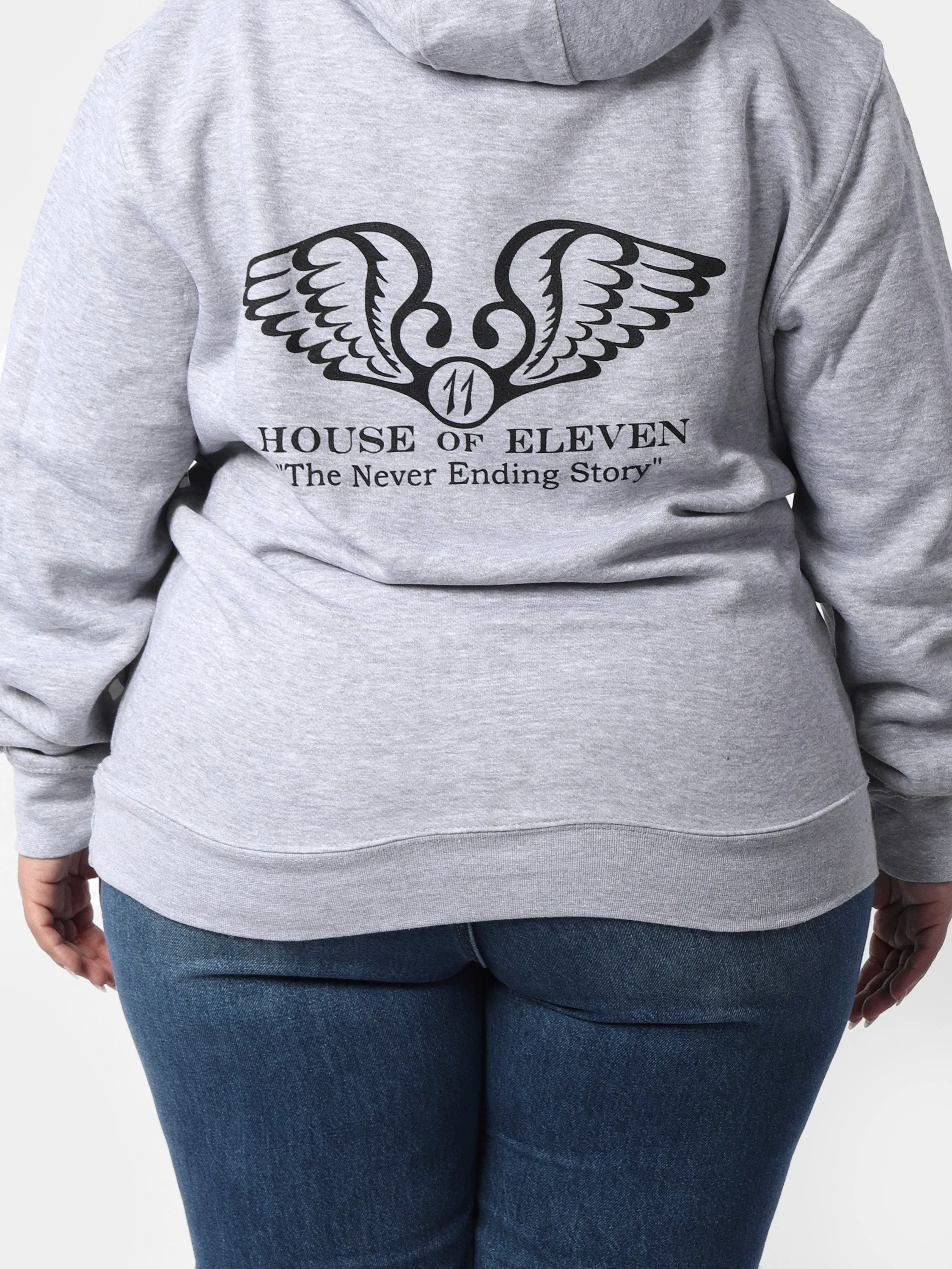 Gray Wings Hoodie