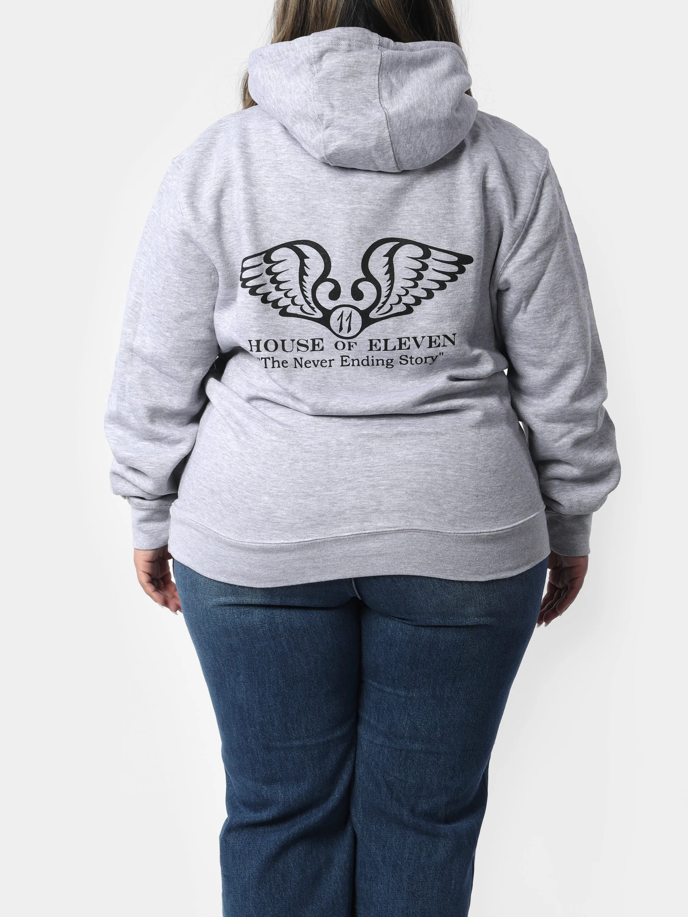 Gray Wings Hoodie
