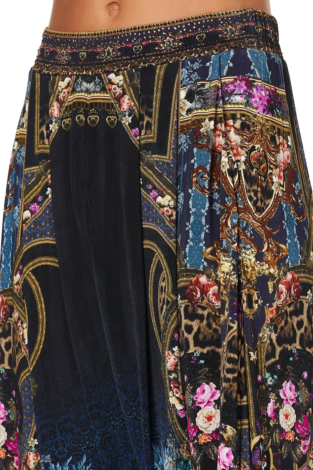 JERSEY DRAPE PANT WITH POCKET FIELDS OF TREASURE