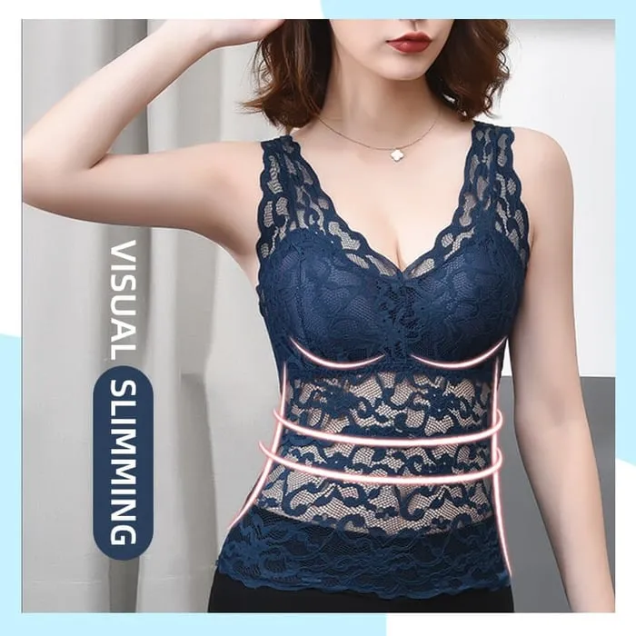 Long Lace Beauty Back Undershirt