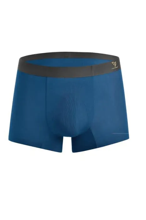 Mens Vinylon Fiber Seamless Boxer Briefs Underwear 2 Pack
