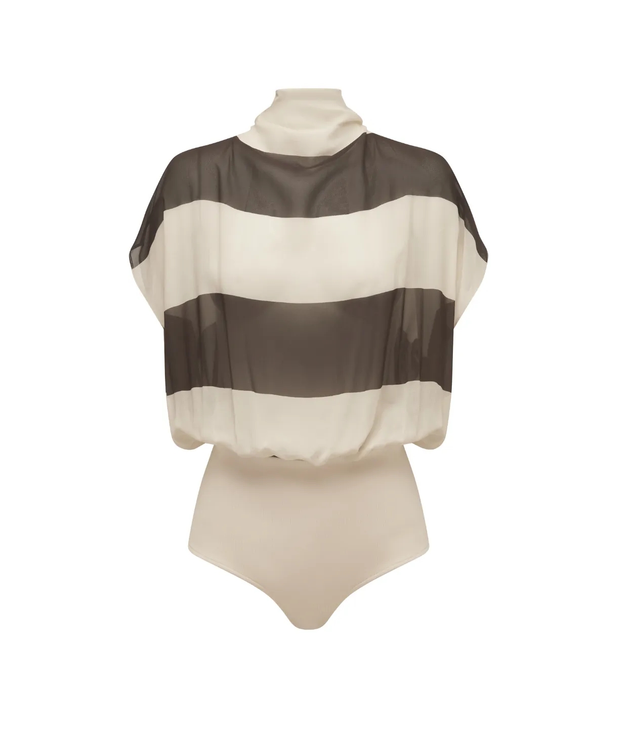 Mono Stripe Bodysuit in Java Stripe