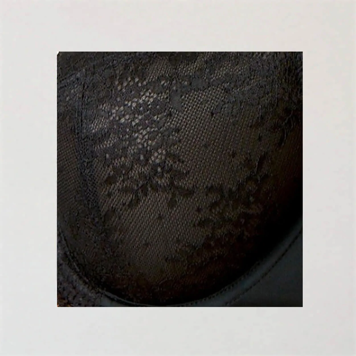 Peony Lace Premium Support Bra - Black