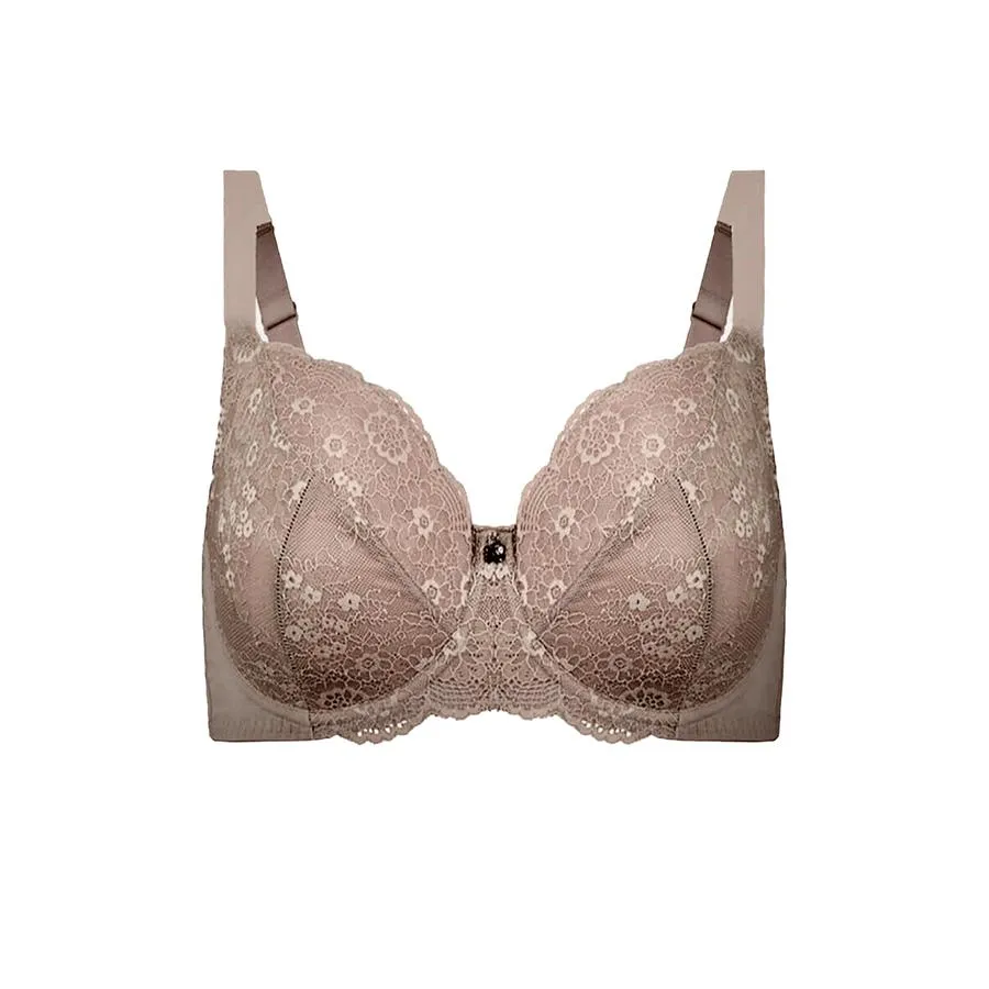 Peony Lace Premium Support Bra - Starlight