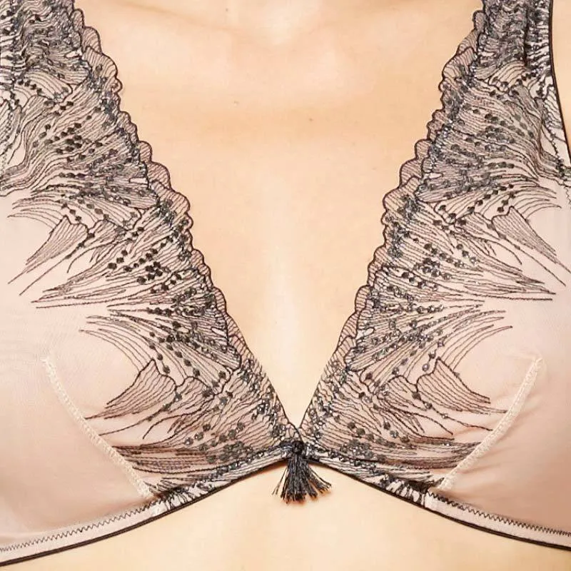Sexy Double Mesh Bralette Montelle Gatsby