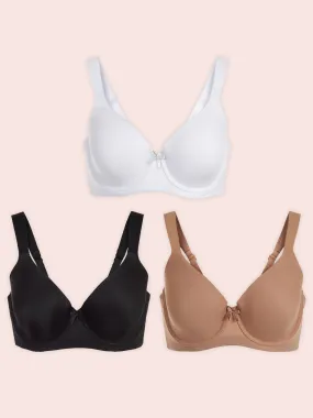 The Brigitte Classic - Wirefree T-Shirt Bra Bundle 2-Pack