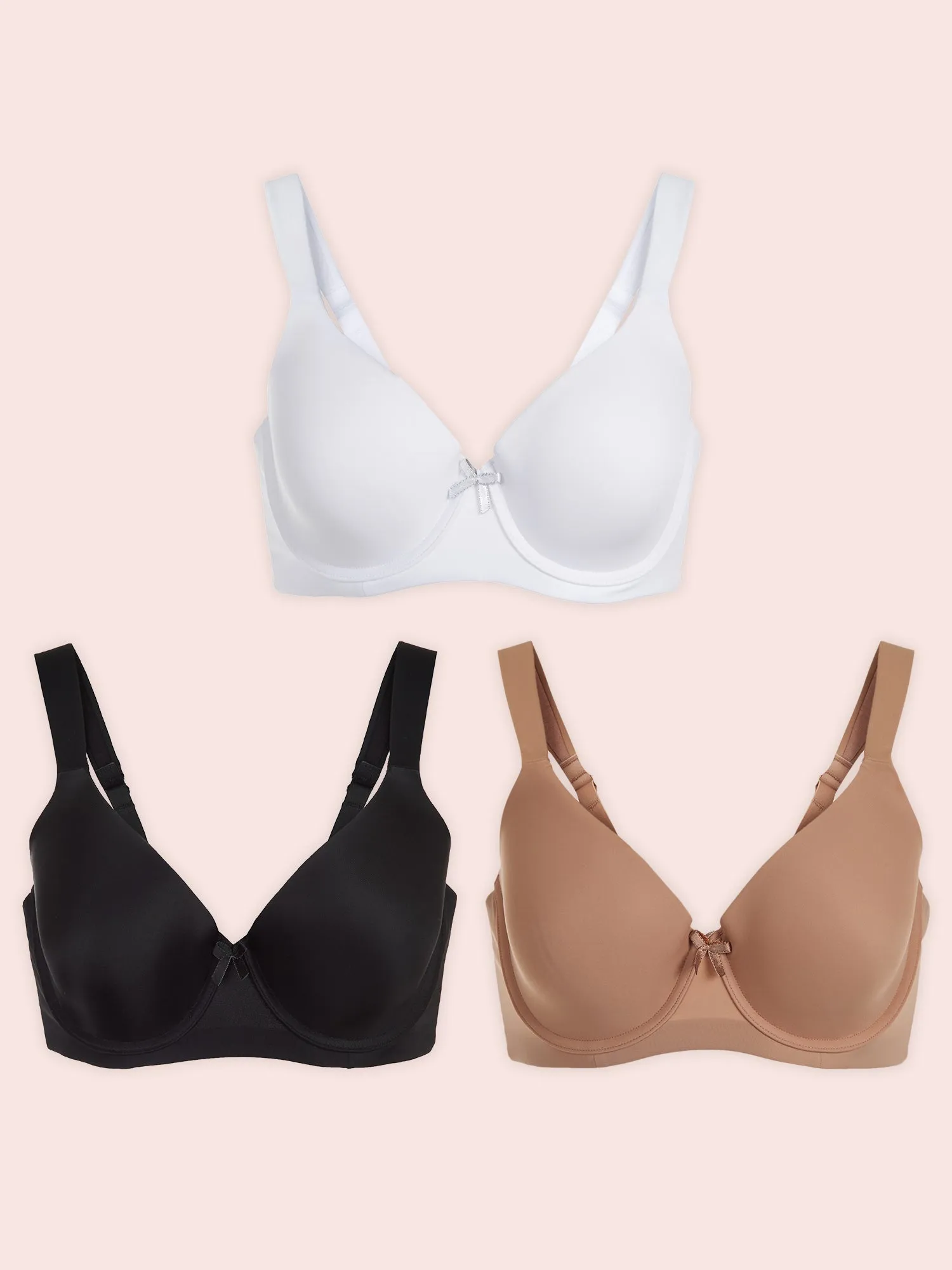 The Brigitte Classic - Wirefree T-Shirt Bra Bundle 2-Pack