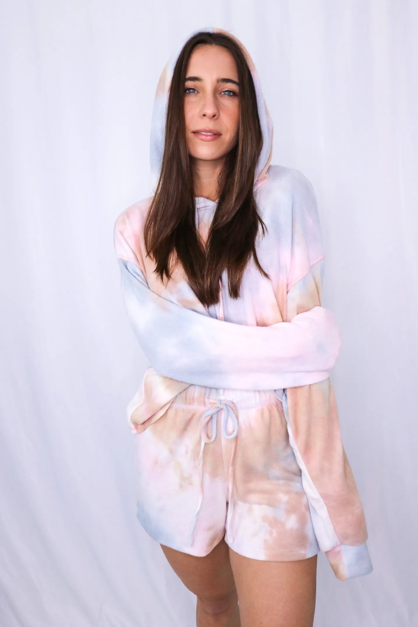 'Tie Dye For' Tie Dye Hooded Loungewear Set