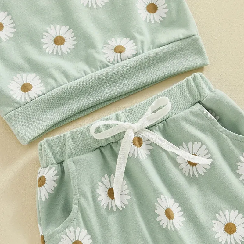 Toddler Newborn Baby Girls Summer Clothing Set