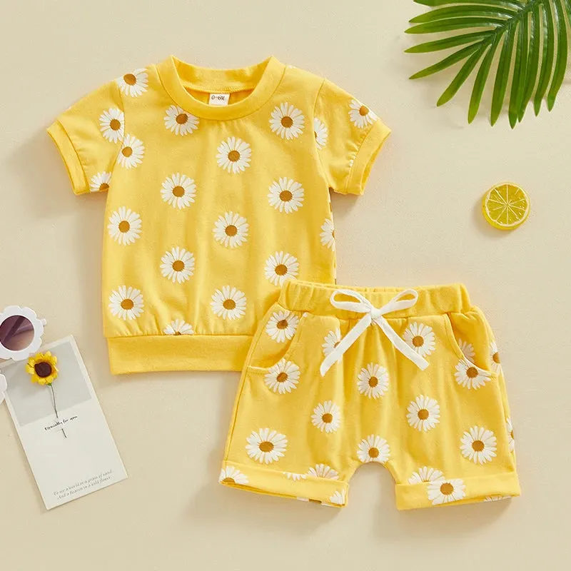 Toddler Newborn Baby Girls Summer Clothing Set