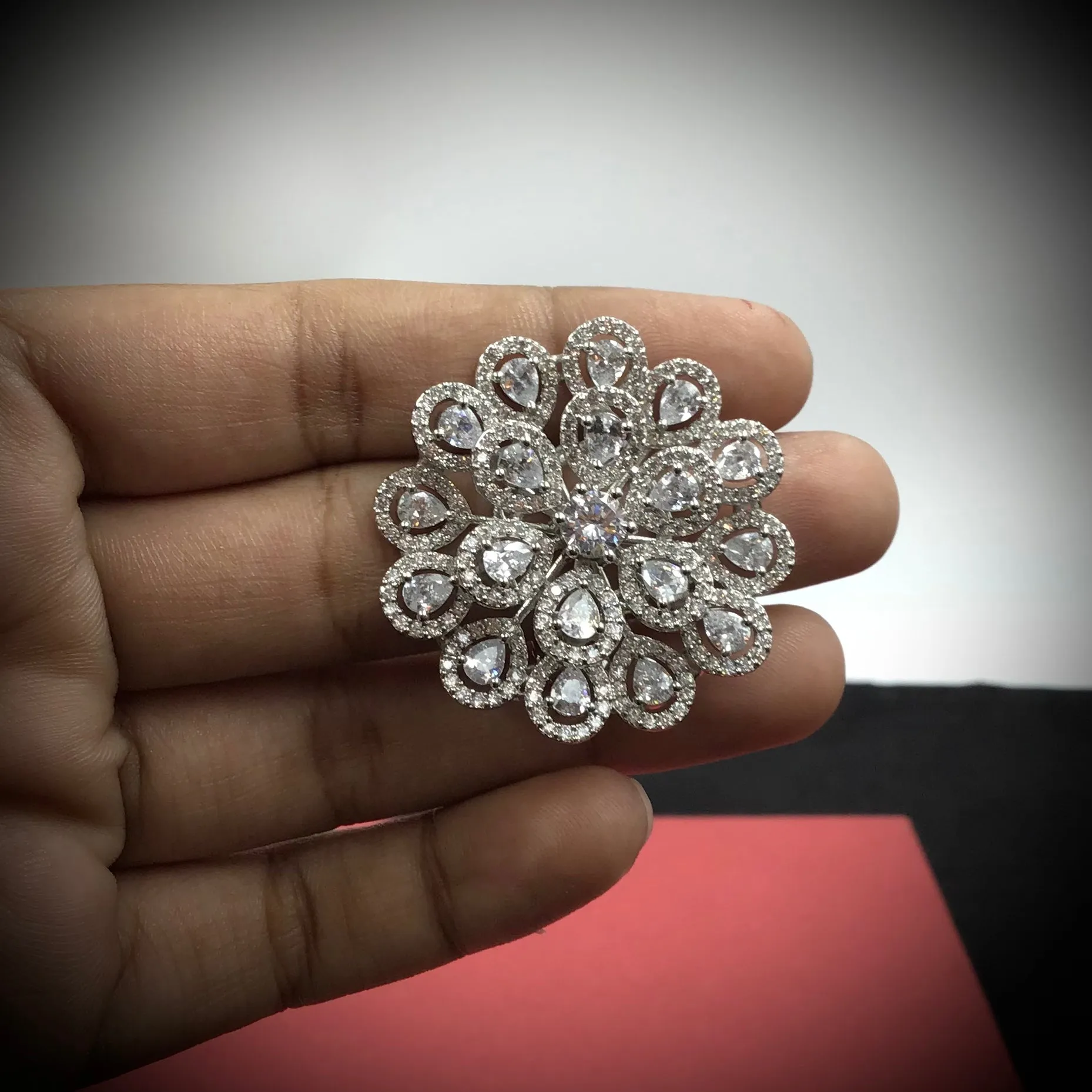 Tops/Studs Zircon/AD Earring 4198-69