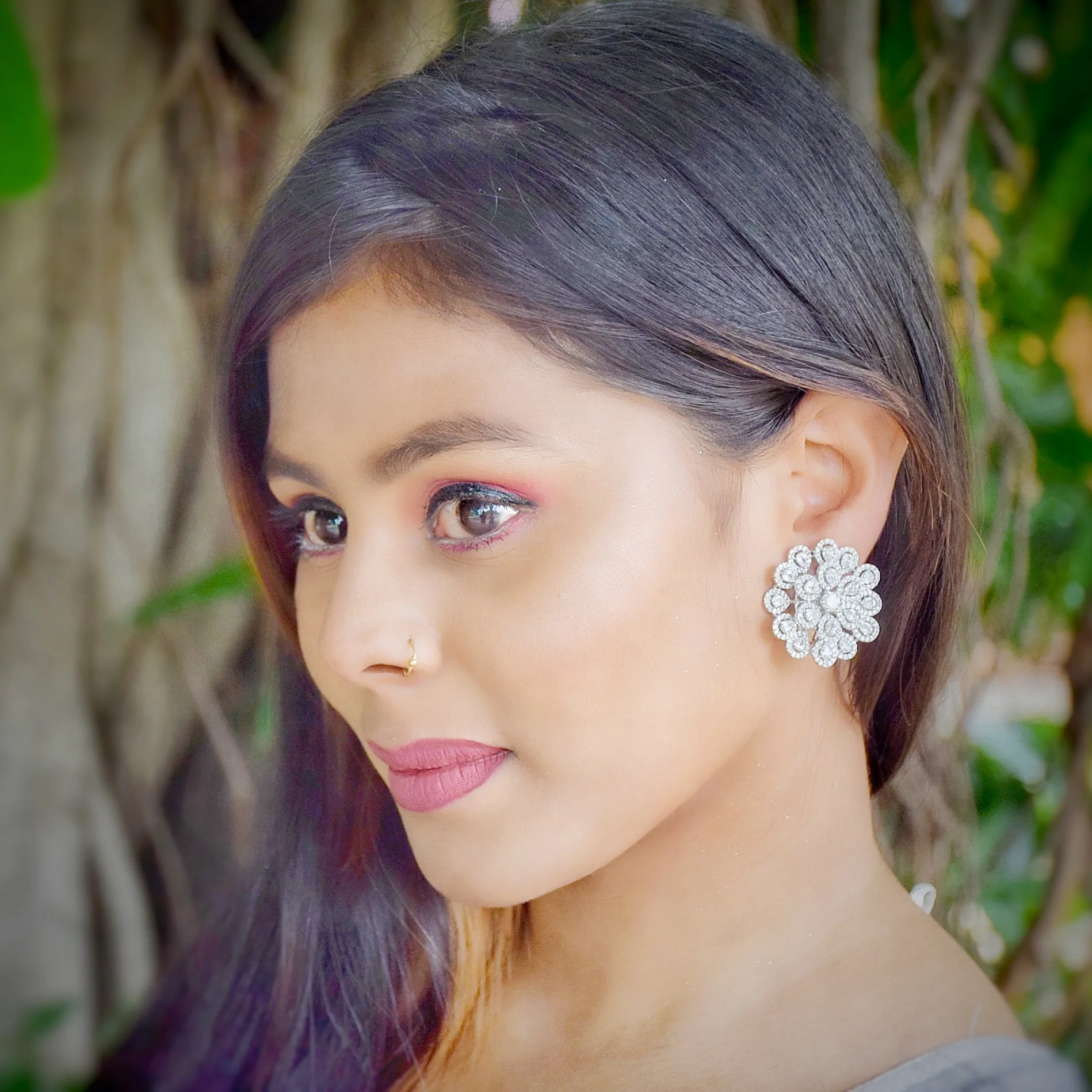 Tops/Studs Zircon/AD Earring 4198-69