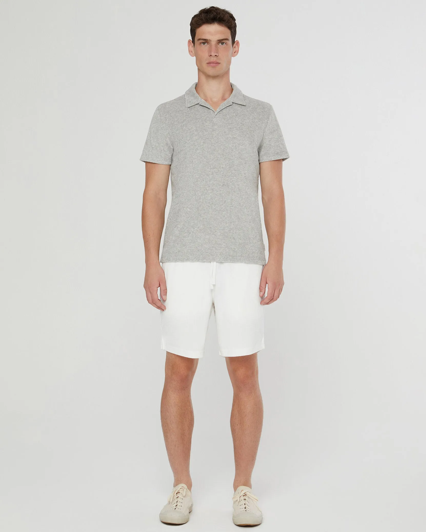 Towel Terry Johnny Collar Polo